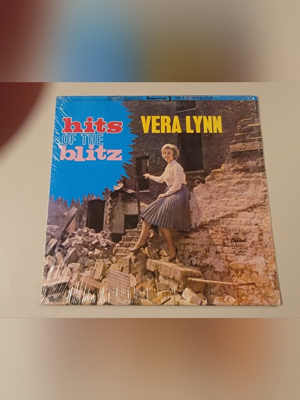 Vera Lynn Hits of the Blitz 33 RPM Record